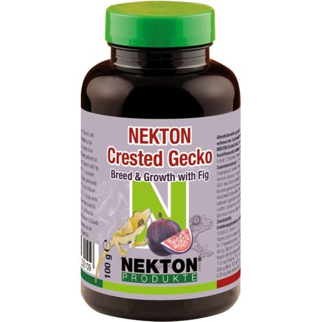 NEKTON Crested Gecko Breed & Growth con higos: alimento para geckos crestados en fase de cría y crecimiento con adición de higos 100 g