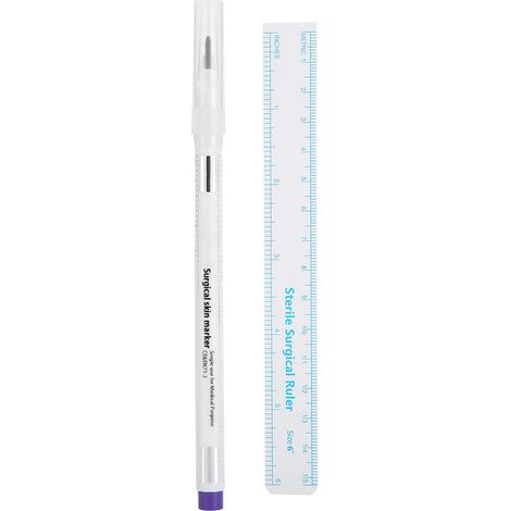 Marqueur tatouage semi-permanent waterproof 02 - Stylo microblading sourcils lèvres, outil positionnement précis (1/5)