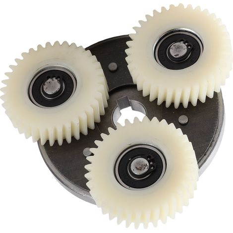 Kit d'embrayage à engrenages en nylon haute performance pour moteur électrique, 3 engrenages 36T avec kit d'embrayage de 88 mm pour moteur de 500 à 750 W (1/5)