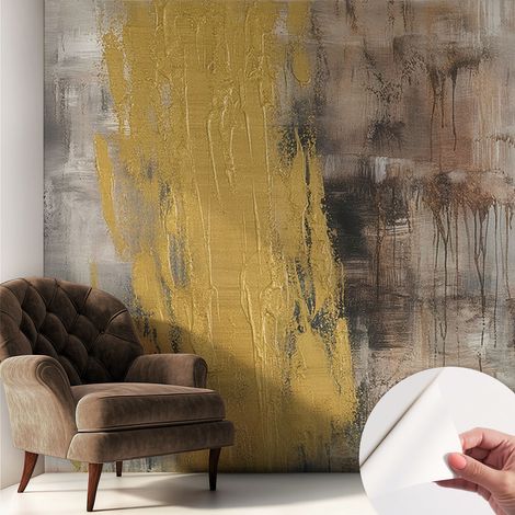 Fotomurale adesivo - parete decorativa - decorazione casa - stile moderno parete - Visione astratta 250x250 cm (1/5)