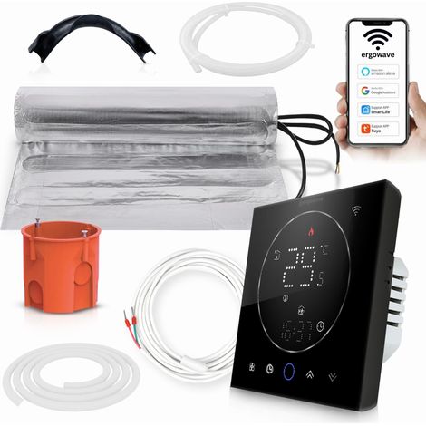 Heizset für Paneele, Aluminiummatte 10 m² mit Thermostat CLEAR.B