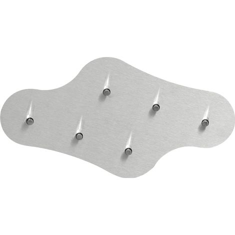 Burg Wächter Schlüsselleiste Nuvola 6400/6 Ni 9430 Anzahl Haken 6 Edelstahl