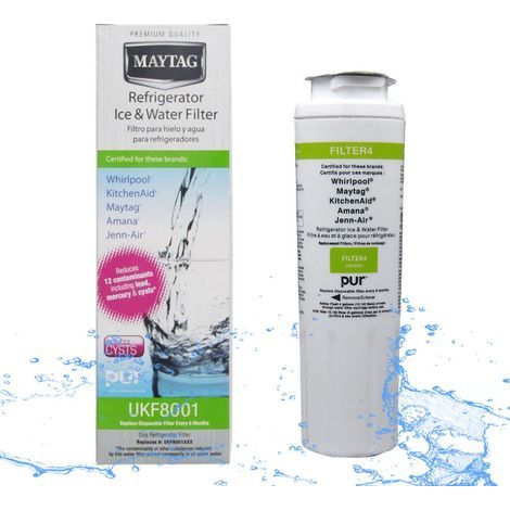Pièces détachées pour réfrigérateur Élément filtrant pour réfrigérateur FILTER4 UKF8001 (1/4)