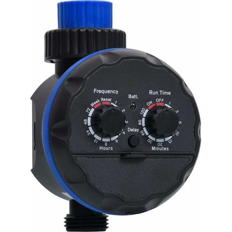 147888 vidaXL Single Outlet Water Timer with Ball Valves (1/5)