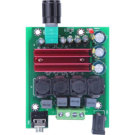 Carte d'amplificateur de puissance numérique Hi-Fi 2.0 TPA3116D2, 50 W, double canal, 8-25 V (1/5)
