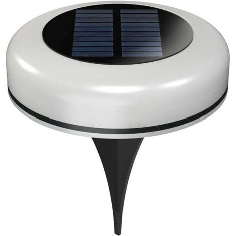 Twist - Lampada Solare da Esterno 1W Luce LED con picchetto 2700K/RGB, IP54, Angolo 180°, Classe III, ABS Nero - Beneito Faure (1/4)