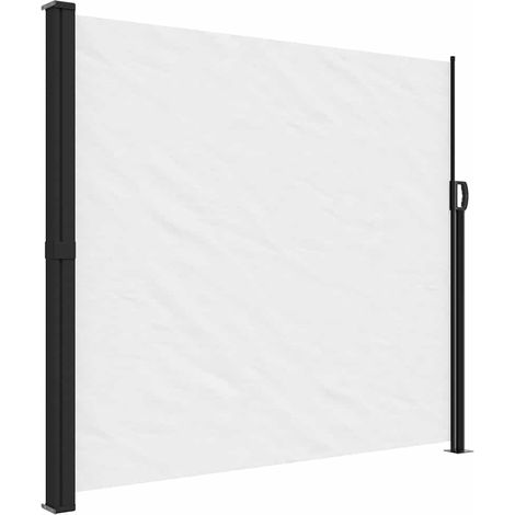 Tenda da Sole Laterale Retrattile Bianco 180x500 cm vidaXL