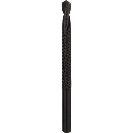 Bosch 2609255304, Broca Helicoidal de 6 mm x 85 mm, Para Taladro, Ideal para Metal, Alta Precisión, Rotación Manual Derecha, Embalaje Blister
