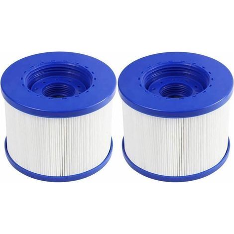 Lot de 2 Cartouches Filtre Spa a Visser, Filtre à Vis pour Spa Gonflable Pas De Vis 60mm, Cartouche de Filtre Rechange pour Cosy Spa, Clever Spa et de Plus,105 82mm (1/5)
