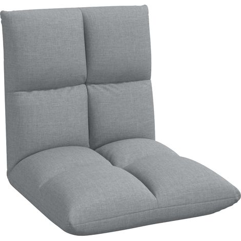 Sillón ajustable Gris Claro Tela vidaXL (1/5)