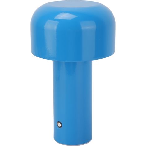 Lampe de Table Champignon 3 Couleurs avec USB et Toucher Sensible pour Restaurant Camping Bleu