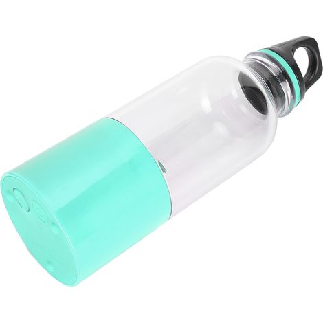Tragbarer elektrischer Fruchtsaftbecher mit zweifachem Schneidkopf, 2600 mAh, für Reisen und Zuhause, USB-aufladbar (Blau, 500 ml) (1/5)