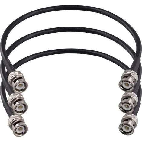 Geeignet für RG58 BNC-Stecker (männlich), Koaxial-Patchkabel, Oszilloskop-Signalkabel, 0,3 Meter.