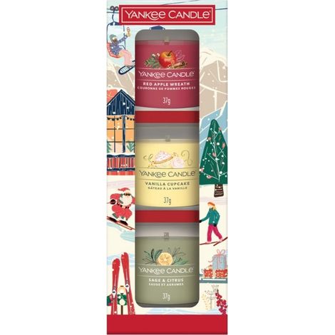 Yankee Candle Set mit 3 Mini Apres SKI Kerzen (RAW, Sg&Cit, VanCup) (1/4)