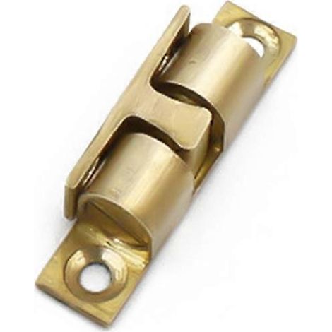 Loquet à tension en cuivre pur pour porte de placard ou d'armoire, double loquet à bille, antirouille, référence 40JA