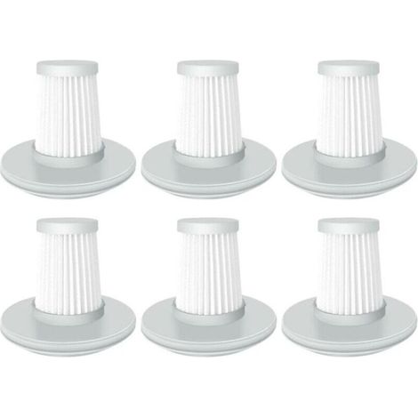 Kit de 6 filtros HEPA para aspiradora Xiaomi Mijia MJCMY01DY (1/5)