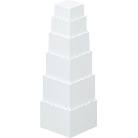 Lebensmittelpräsentationsständer, erhöhte Aufbewahrungsbox, stapelbarer Buffet-Präsentationsständer, Lebensmittel (1/5)