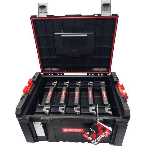 Qbrick SYSTEM PRO TOOLBOX 2.0 Cassetta degli attrezzi nera 19L