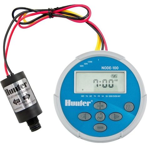 Programador de riego NODE100 Hunter + Solenoide 9V  Oferta exclusiva (1/5)