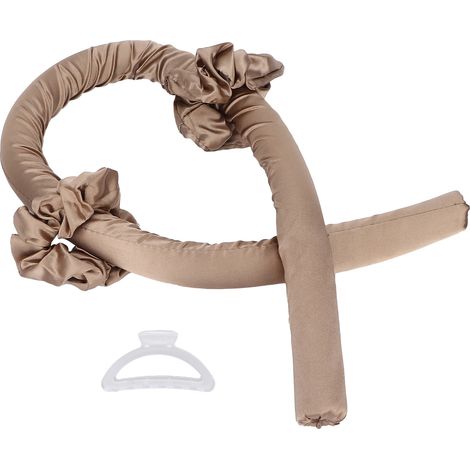 Outil de bouclage pour cheveux de nuit à faire soi-même, bigoudis sans chaleur, bandeau kaki (1/5)