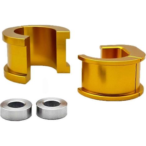 Casquillos sólidos de aluminio con desplazamiento para la cremallera de dirección del Nissan S13 180sx, mecanizados por CNC, para mejorar el rendimiento. (1/5)