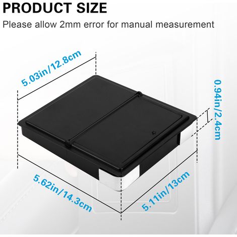 Suitable for Tesla Model 3 armrest box hidden storage inner box decoration modification accessories (1/4)