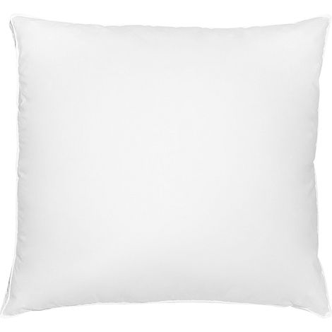 Traditional Cotton Bed Pillow Duck Down and Feathers 80 x 80 cm VIHREN (1/5)