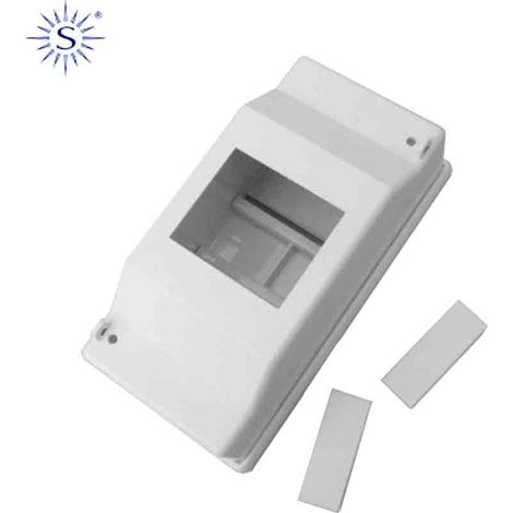 Caja para distribución hasta 4 elementos blanca 82x172x61mm Solera 670B