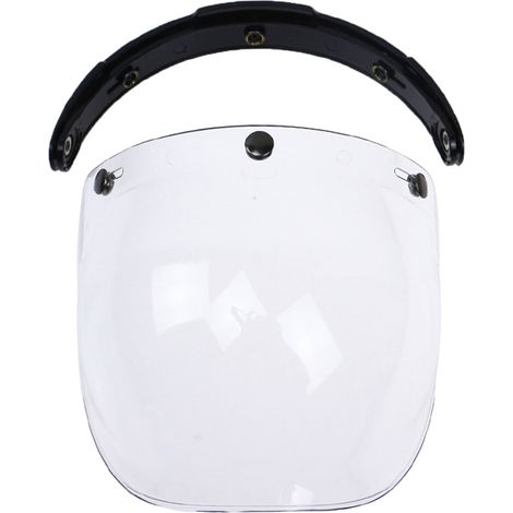 Eosnow 3-Snap Bubble Wind Visier für Biltwell Gringo&Bonanza Motorradhelm