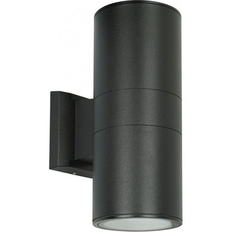 Applique esterna su/giù Ø11cm 2xE27 nera IP54 SU-MA 7001 (1/5)