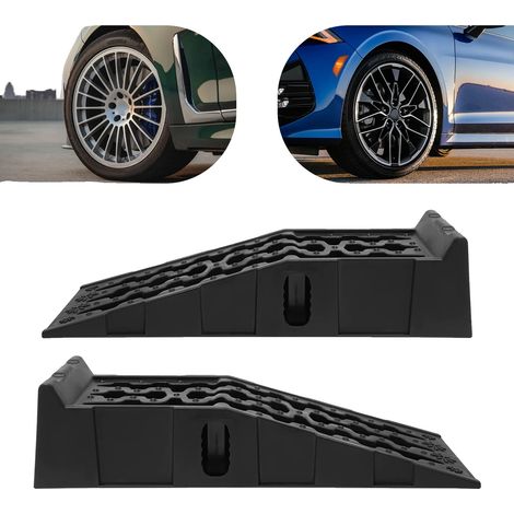 Rampes de voiture, capacité de charge de 16000 lbs, design léger, noir (1/2)