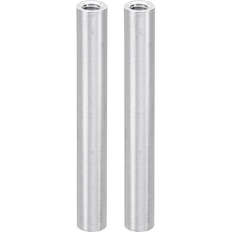 2Pcs Entretoise Filetée M3 en Aluminium 3x5x40mm Argent (1/5)
