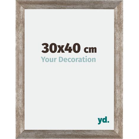 Cadre Puzzle 30x40 cm - Métal Vintage - MDF - Mura. (1/5)