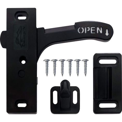 Maniglia per porta per zanzariera camper (mano destra) Maniglia per porta per zanzariera camper per camper, camper e roulotte da viaggio, OEM universale (1/5)