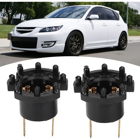 1 paire de douilles pour ampoules de phares de voiture B28V510A3 compatibles avec Mazda 5 2006-2010 (1/5)