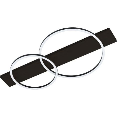 Eglo LED Deckenleuchte Boyal 1 schwarz- nickel-matt 78 x 40 cm (1/2)