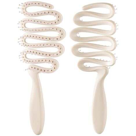 Brosse à poils doux pour petits chiens – Indispensable pour les Yorkshire Terriers, Shih Tzus et Poméraniens, blanche (1/5)