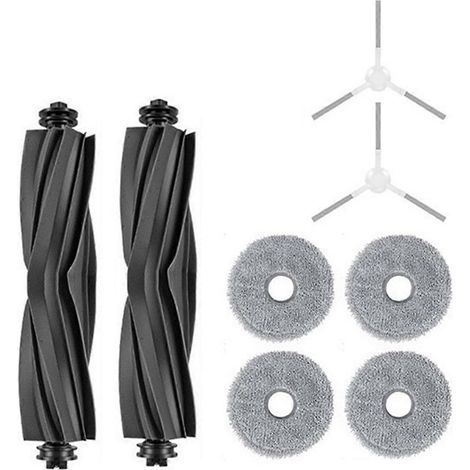 Accessoires pour robot laveur de sols M30 : brosse rotative et chiffon (1/5)
