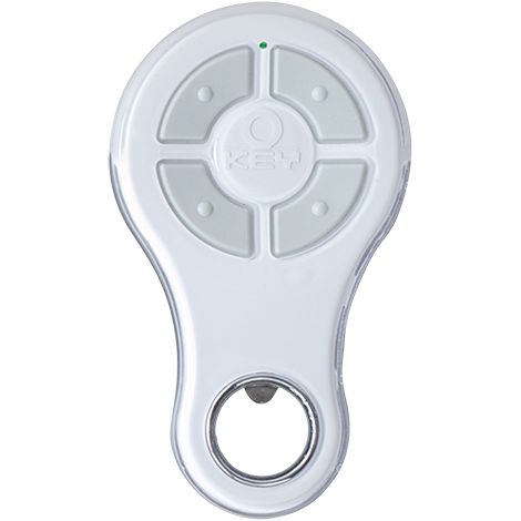 900SUB-44WN Trasmettitore 4 canali, colore bianco, copiatore codice fisso 433 MHz, resistente all'acqua