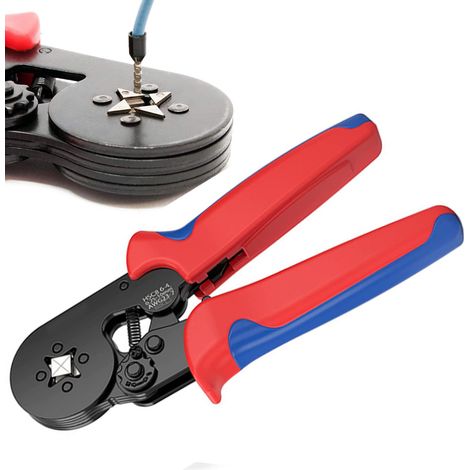 NineClouds Pince sertir embouts 0,25-10mm2 cable auto-ajustable empreinte carrée Cosse (1/5)