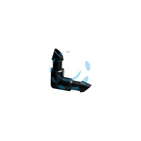 RACCORDO DI GIUNZIONE A 90° PER MICROIRRIGAZIONE - (5178)