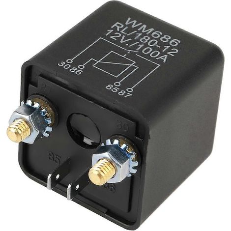 12V 100A Normal Open Hochleistungs-Anlasserrelais für Kfz-Steuerung (Batterie EIN/AUS)