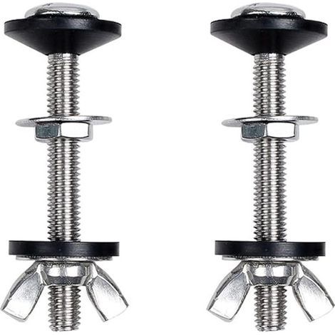 2 Pcs Toilette Split Réservoir d'Eau Vis de Fixation Accessoires Assis Connexion Installation (1/5)