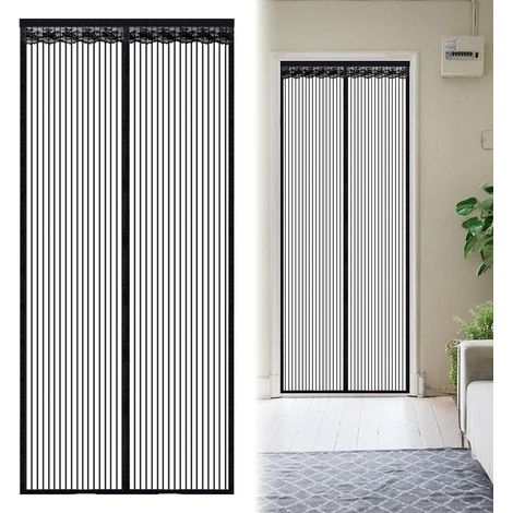 Fliegengitter Balkontür 90x200cm mit Magneten, Insektenschutz Tür Vorhang (1/5)