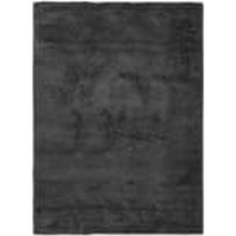 Tapis en lin Nubby Noir (1/3)