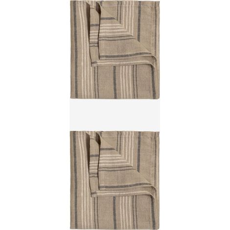 Set di 2 tovaglioli in lino e cotone Darby SKLUM            