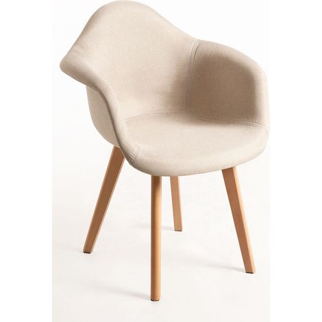 Sillas Comedor - Silla Belu Tela - Beige (1/5)