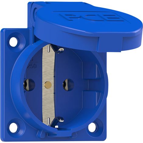 Prise de courant PCE P-Nova Plus, bleu, IP54