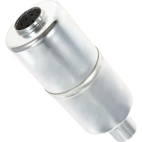 Schalldämpfer aus verzinktem Eisen für Rasenmäher mit 3/4-Zoll-Gewinde, einfache Montage, Ersatz für Metallmotoren und Gartengeräte