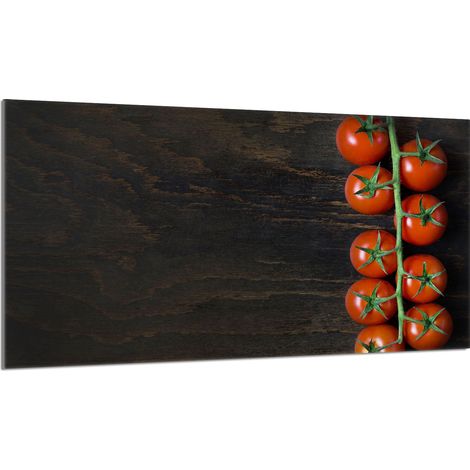 Glasschutzplatte für den Herd 90x52 Tomate (1/5)